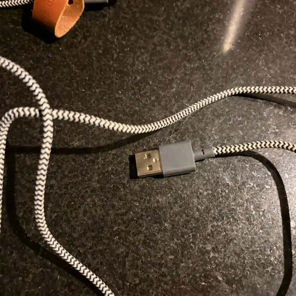 Native Union Belt Cable USB-A to Lightening in Zebra Print Wrap